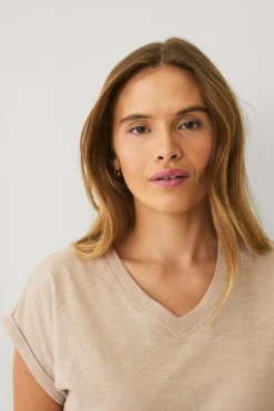 Hot Collection Top med v-hals Dame Basistøj