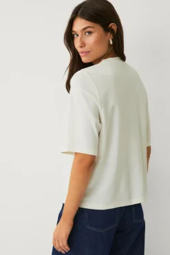 Hot Collection Top i kraftig strik Dame Basistøj
