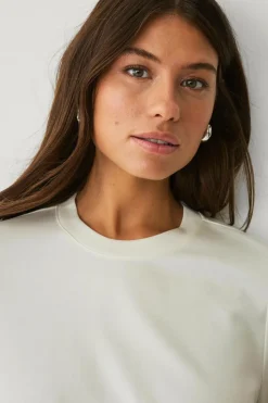 Hot Collection Top i kraftig strik Dame Basistøj