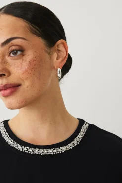 Outlet Collection Top med rhinsten Dame Toppe & Tank-Toppe