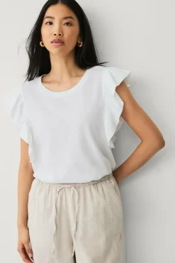 Best Collection Top med flagrende ærme Dame Toppe & Tank-Toppe