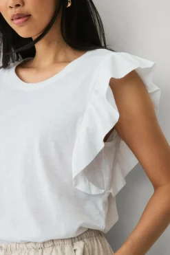 Best Collection Top med flagrende ærme Dame Toppe & Tank-Toppe