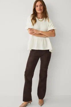 Sale Collection Top med korte ballonærmer Dame Toppe & Tank-Toppe