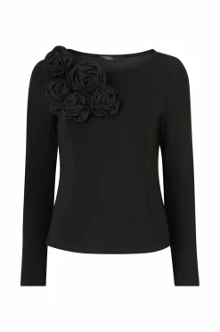 Ellos Collection Top med dekorative blomster^Dame Toppe & Tank-Toppe