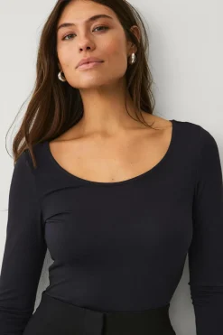 Clearance Collection Top med rund hals Dame Basistøj