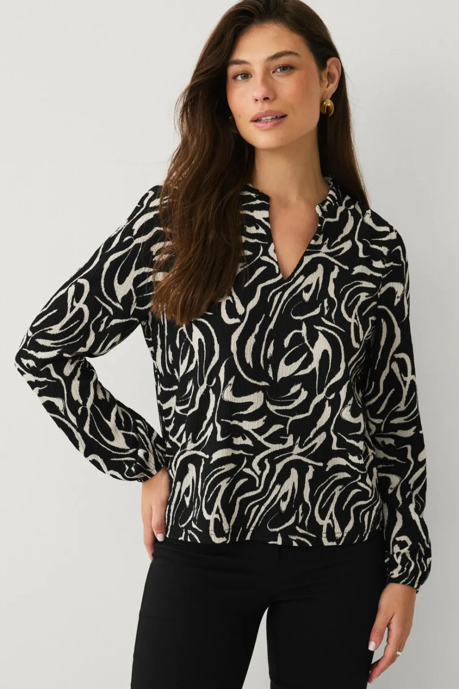 Ellos Collection Top med struktur^Dame Toppe & Tank-Toppe