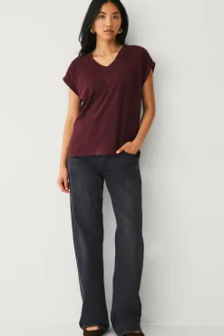 Ellos Collection Top med v-hals^Dame Basistøj|Toppe & Tank-Toppe
