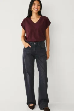 Ellos Collection Top med v-hals^Dame Basistøj|Toppe & Tank-Toppe