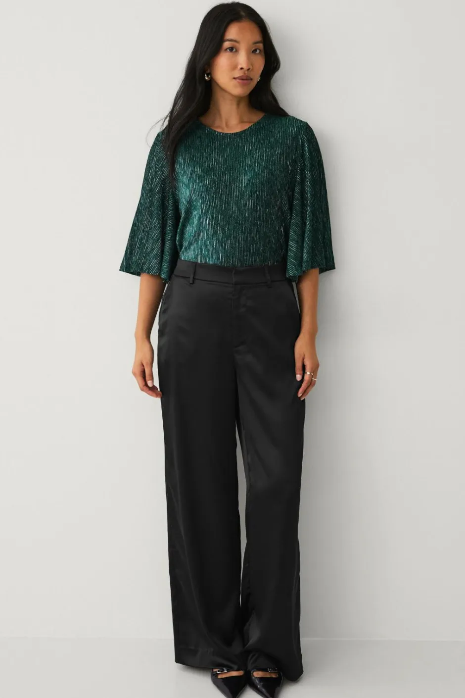 New Collection Top med sommerfugleærme Dame Toppe & Tank-Toppe