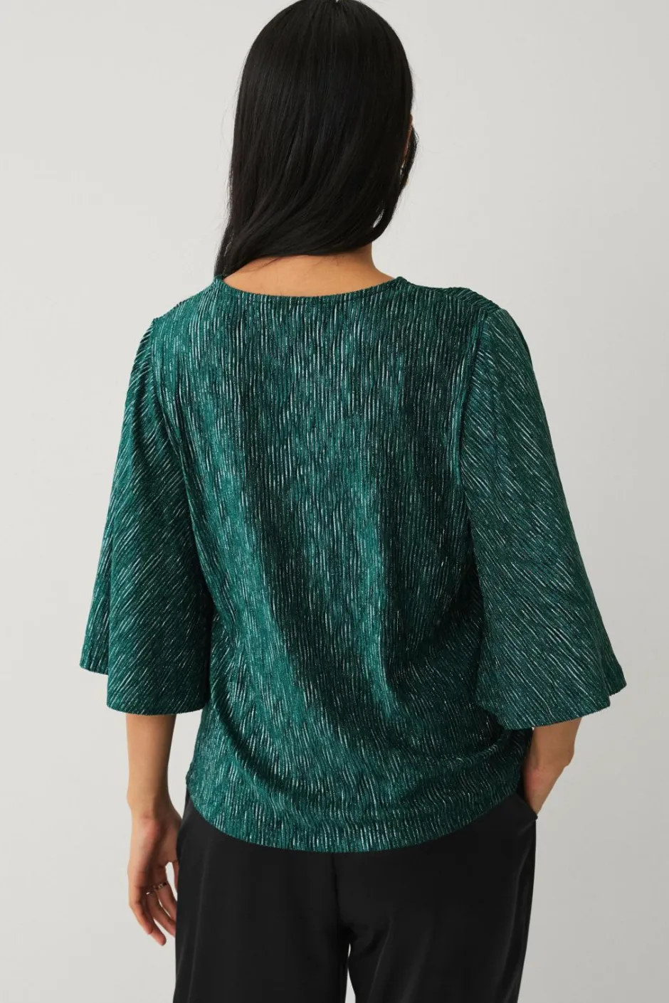 New Collection Top med sommerfugleærme Dame Toppe & Tank-Toppe