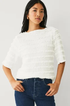 Sale Collection Top med flæsekanter Dame Toppe & Tank-Toppe