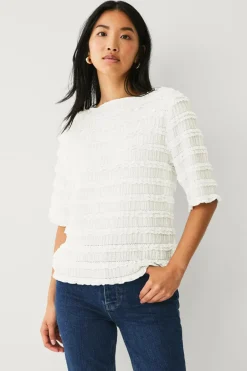Sale Collection Top med flæsekanter Dame Toppe & Tank-Toppe