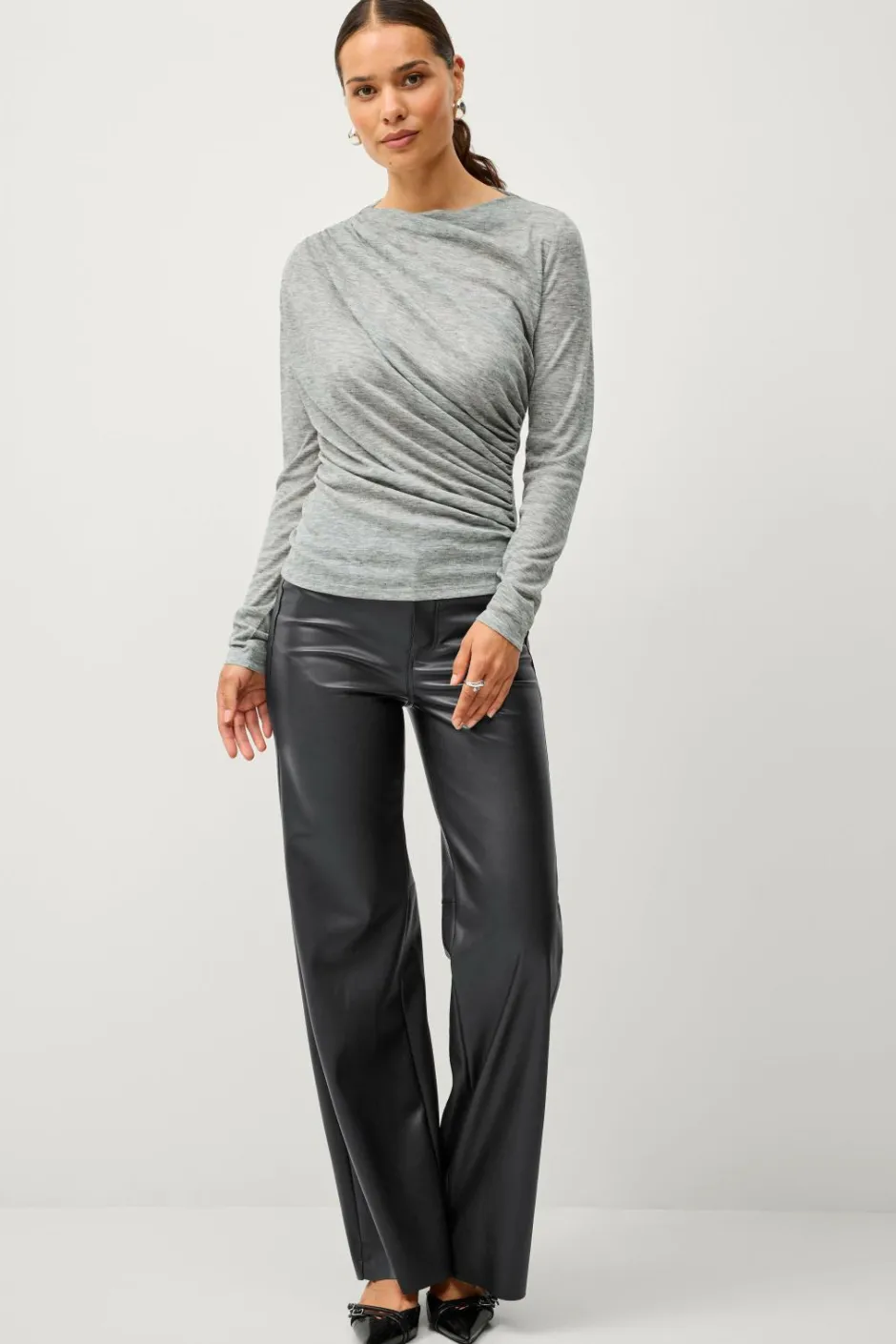 Clearance Collection Top med drapering Dame Toppe & Tank-Toppe