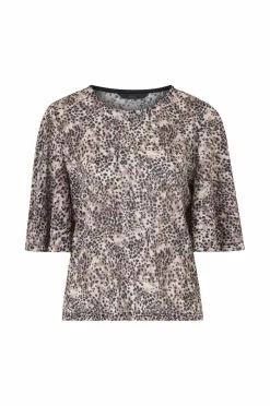 Hot Collection Top med udslåede ærmer Dame Toppe & Tank-Toppe