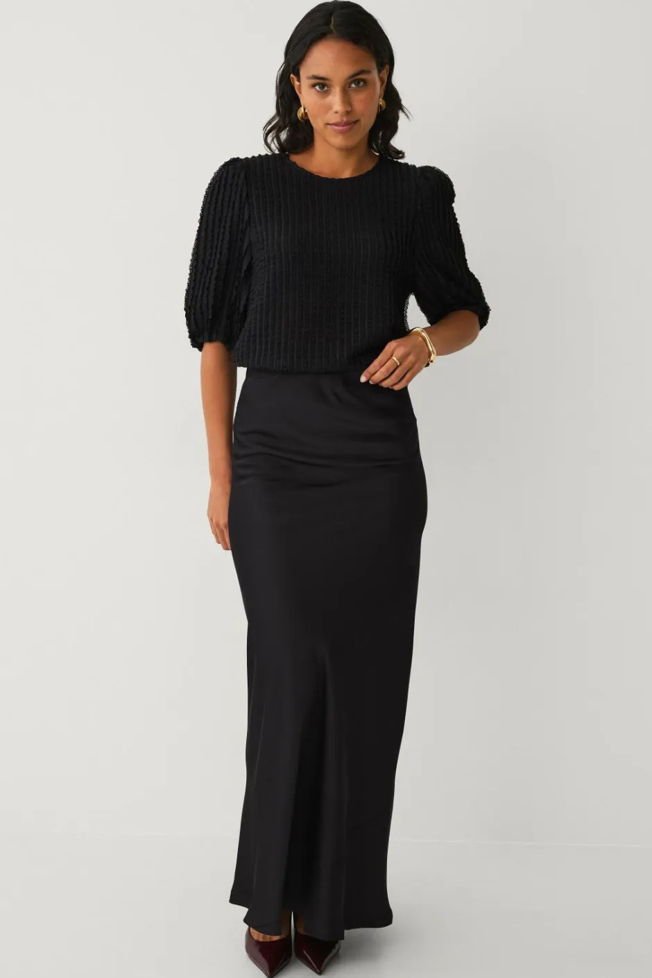 Online Collection Top med struktur Dame Toppe & Tank-Toppe