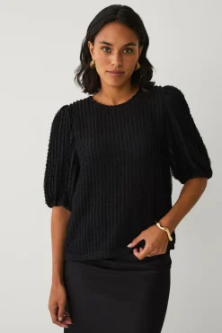 Online Collection Top med struktur Dame Toppe & Tank-Toppe