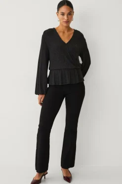 Ellos Collection Top med peplumdesign^Dame Toppe & Tank-Toppe
