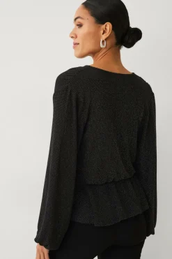 Ellos Collection Top med peplumdesign^Dame Toppe & Tank-Toppe