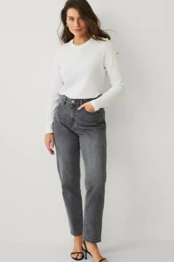 Clearance Collection Top i blød bomuldsblonde Dame Basistøj