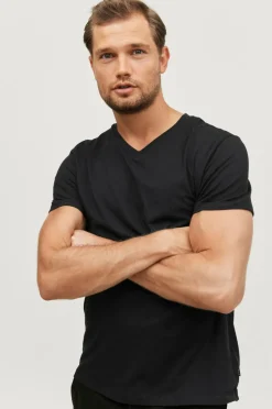 Outlet Collection T-shirt Karl V-neck Basistøj|T-Shirts & Tanktoppe