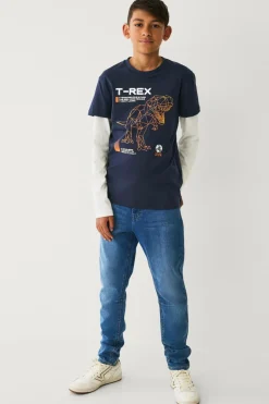 Ellos Collection T-shirt med falske ærmer^Børn Toppe & T-Shirts