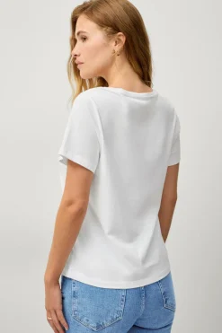 Sale Collection T-shirt Crew Neck Dame Basistøj|Toppe & Tank-Toppe