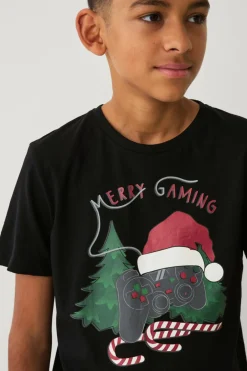 Outlet Collection T-shirt Christmas Henrik Børn Toppe & T-Shirts