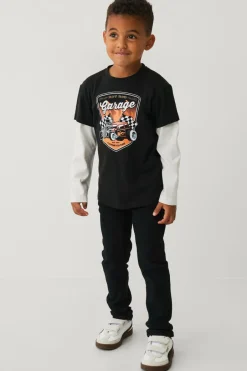 Ellos Collection T-shirt med lange imiterede ærmer^Børn Toppe & T-Shirts