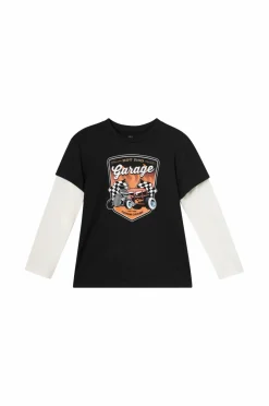 Ellos Collection T-shirt med lange imiterede ærmer^Børn Toppe & T-Shirts