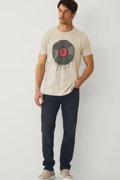 Hot Collection T-shirt med tryk T-Shirts & Tanktoppe