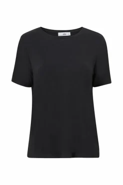 Ellos Collection T-shirt i viskosestrik^Dame Basistøj
