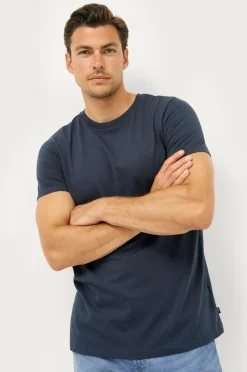 Online Collection T-shirt med rund hals Basistøj|T-Shirts & Tanktoppe