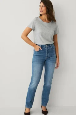 Online Collection T-shirt Crew Neck Dame Basistøj