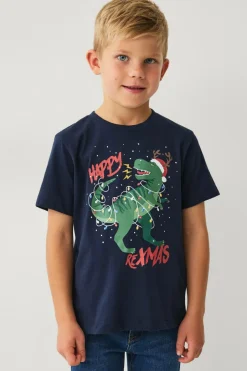 Discount Collection T-shirt med et julemotiv Børn Toppe & T-Shirts