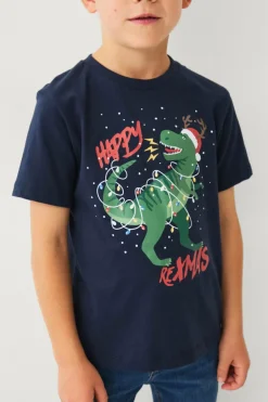 Discount Collection T-shirt med et julemotiv Børn Toppe & T-Shirts