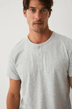 New Collection T-shirt med knaplukning T-Shirts & Tanktoppe