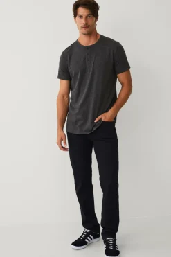 Collection T-shirt med knaplukning T-Shirts & Tanktoppe