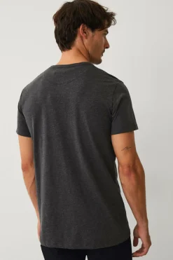 Collection T-shirt med knaplukning T-Shirts & Tanktoppe