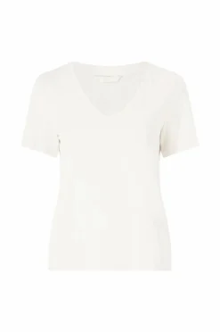 Ellos Collection T-shirt med v-hals^Dame Basistøj|Toppe & Tank-Toppe