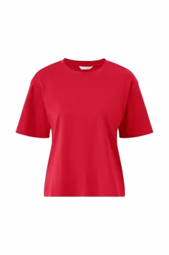 Clearance Collection T-shirt i bomuld med afslappet pasform Dame Basistøj|Toppe & Tank-Toppe