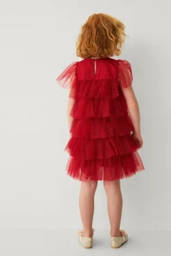 New Collection Tylkjole med flæser Børn Festtøj|Kjoler