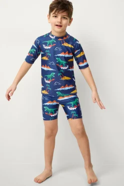 Ellos Collection UV-sæt med top og shorts^Børn Badetøj