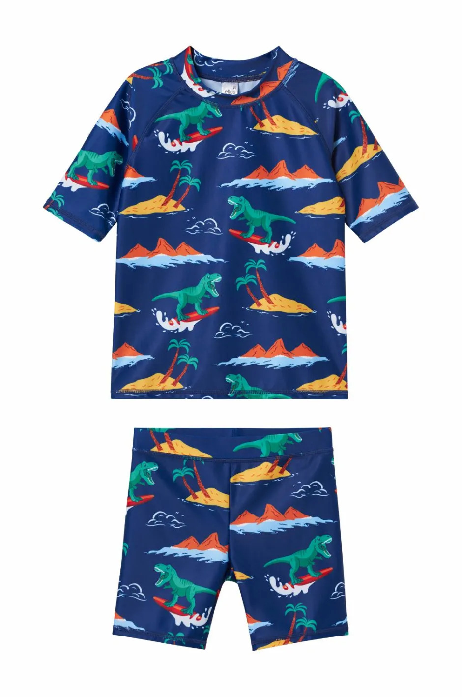Ellos Collection UV-sæt med top og shorts^Børn Badetøj