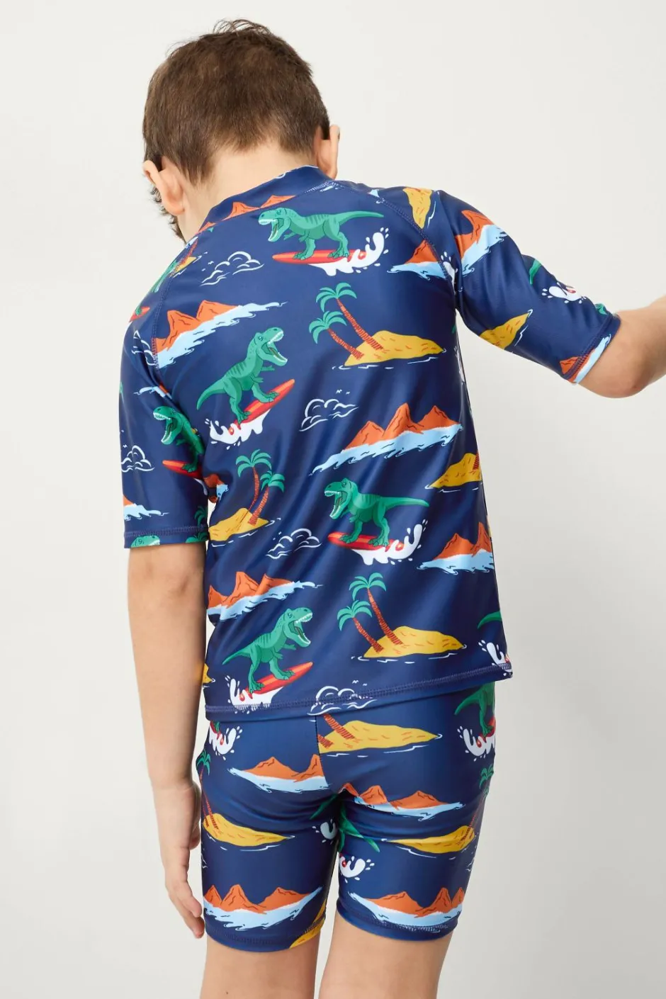 Ellos Collection UV-sæt med top og shorts^Børn Badetøj