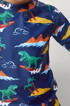 Ellos Collection UV-sæt med top og shorts^Børn Badetøj