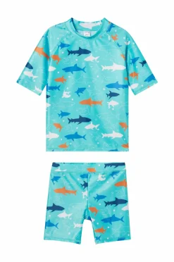 Ellos Collection UV-sæt med top og shorts^Børn Badetøj