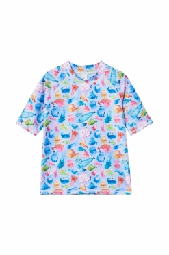 Ellos Collection UV-sæt med top og shorts^Børn Badetøj