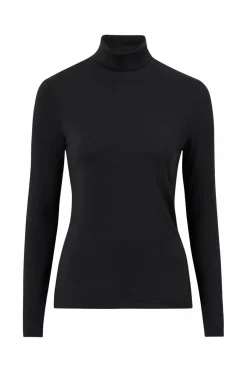 Outlet Collection Viskosestrik med rullekrave Dame Toppe & Tank-Toppe