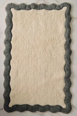 Clearance Home Bademåtte Scallop Badeværelsesmåtter