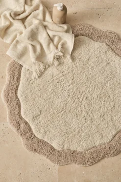 Ellos Home Bademåtte Scallop Round^ Badeværelsesmåtter|Badeværelsestekstiler